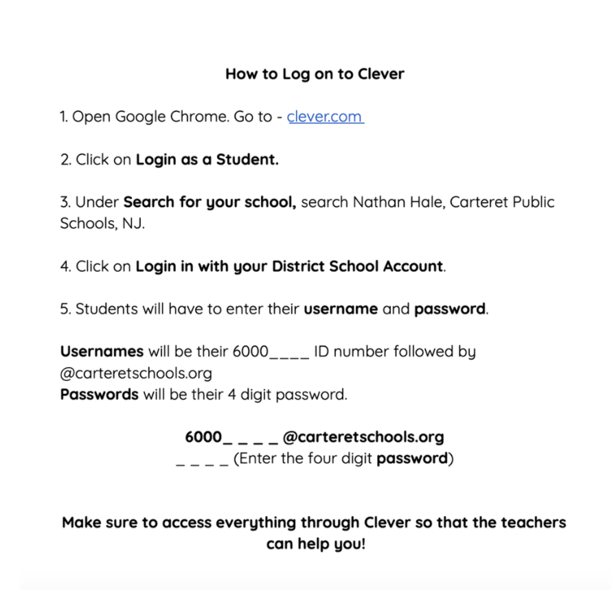 Clever Log-In